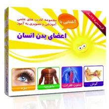 کارت های علمی آموزشی و تصویری مفهومی) 5 تا11 سال انتشارات امین فلش آذر مجموعه 15 عددی