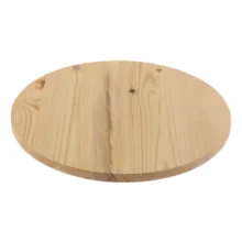 سینی سرو گردان چوبی دایره‌ای 36×36×4 سانتی‌متر، وزن 895 گرم، یک طبقه، مناسب سرو کیک و پیتزا، همراه جعبه، کد 6353460467