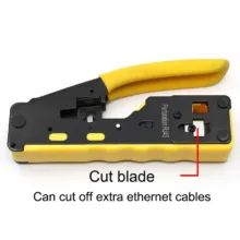 آچار سوکت زن شبکه مدل OPEN END-CAT7 به همراه تیغ بسته 3عددی