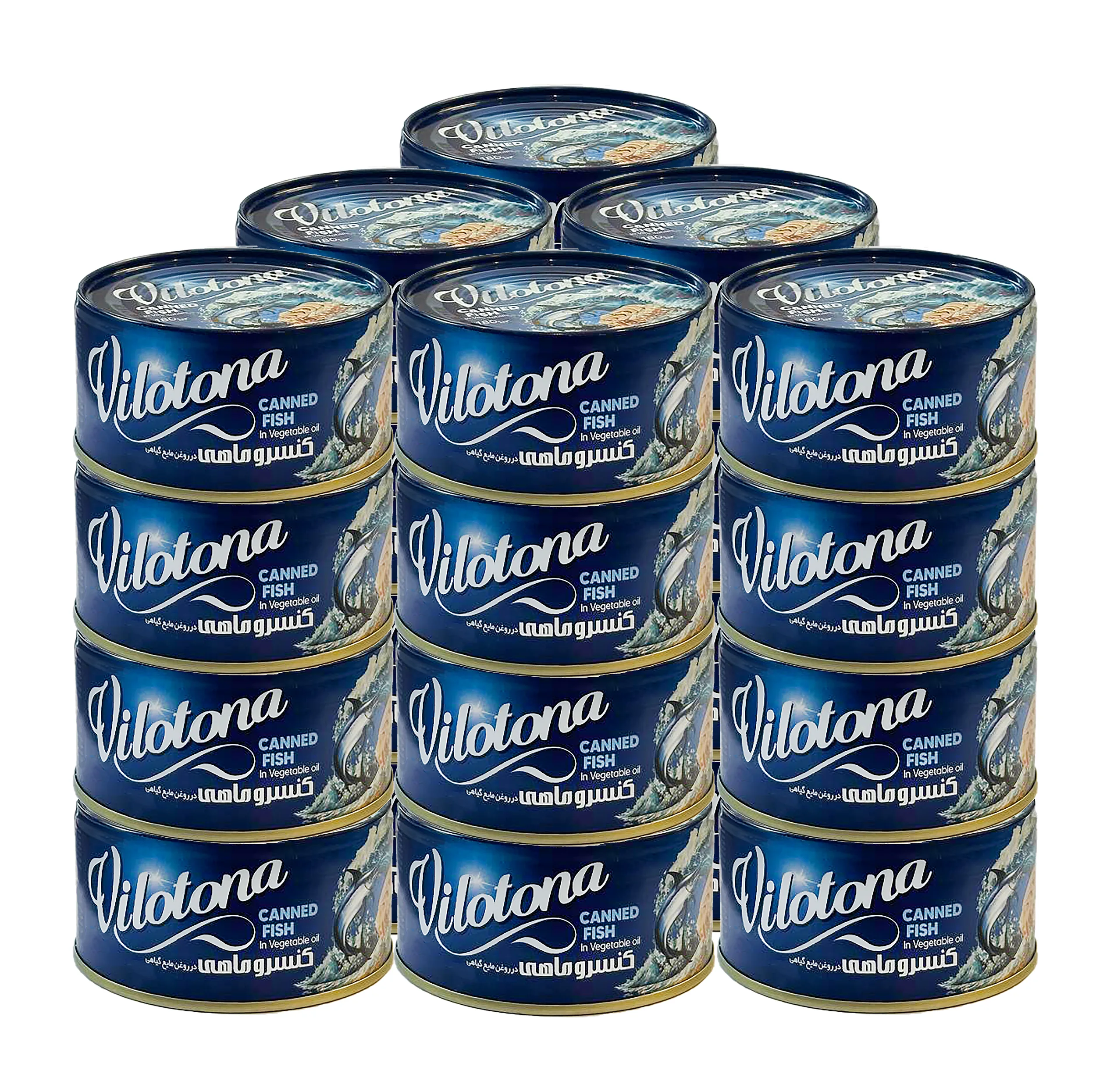کنسرو ماهی مارلین در روغن گیاهی ویلورا - 180 گرم بسته 24 عددی