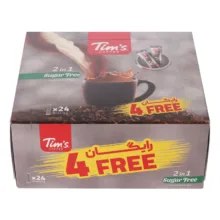 کافی میکس بدون قند تیمز – 12 گرم مجموعه 24 عددی