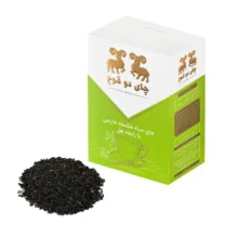 چای سیاه خارجی شکسته دو قوچ با رایحه هل - 450گرم