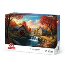 پازل 1000 تکه آرت پازل مدل The Deer’s Waterfall كد 41045 مناسب نوجوان و بزرگسال