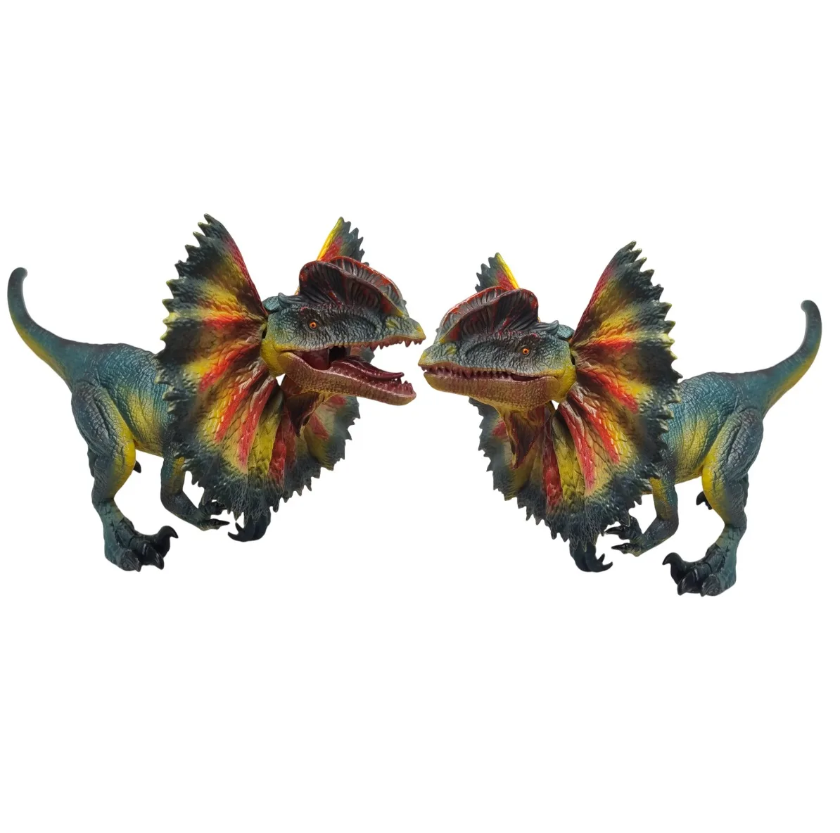 اکشن فیگور مدل دایناسور فک متحرک طرح Dilophosaurus