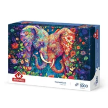 پازل 1000 تکه آرت پازل مدل Elephant Love كد 41038 مناسب نوجوان و بزرگسال
