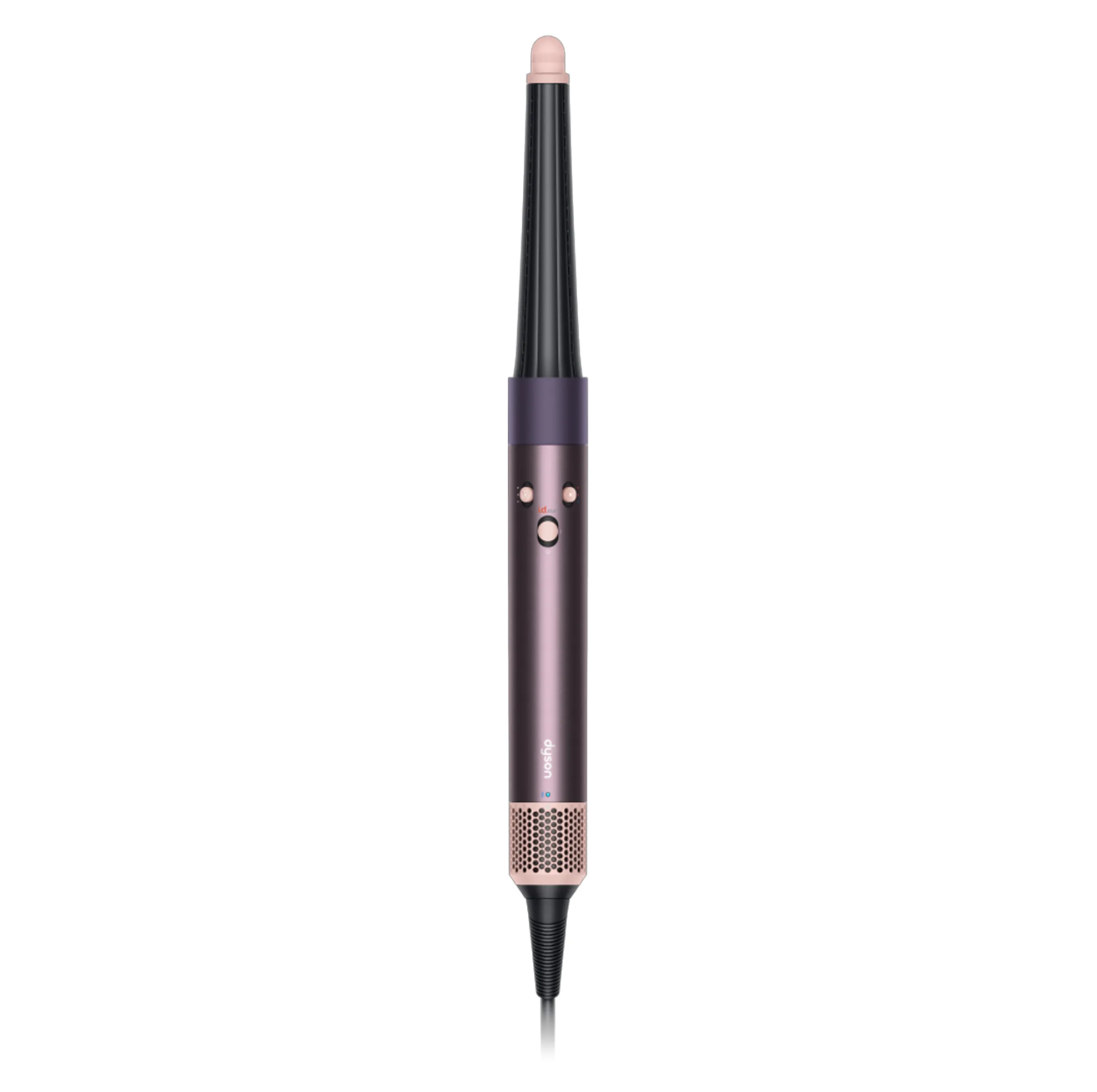 سشوار برس‌دار حالت‌دهنده 1300 وات دایسون مدل Airwrap id HS08 Straight+Wavy، موتور BLDC، وزن 630 گرم، دارای سری شانه‌دار، سری برس‌دار گرد پهن، کیف نگه‌دارنده، خشک‌کن ملایم، متمرکز‌کننده باریک، متمرکز‌کننده پهن با ویژگی فرکنندگی، صاف‌کنندگی، حجم‌دهندگی