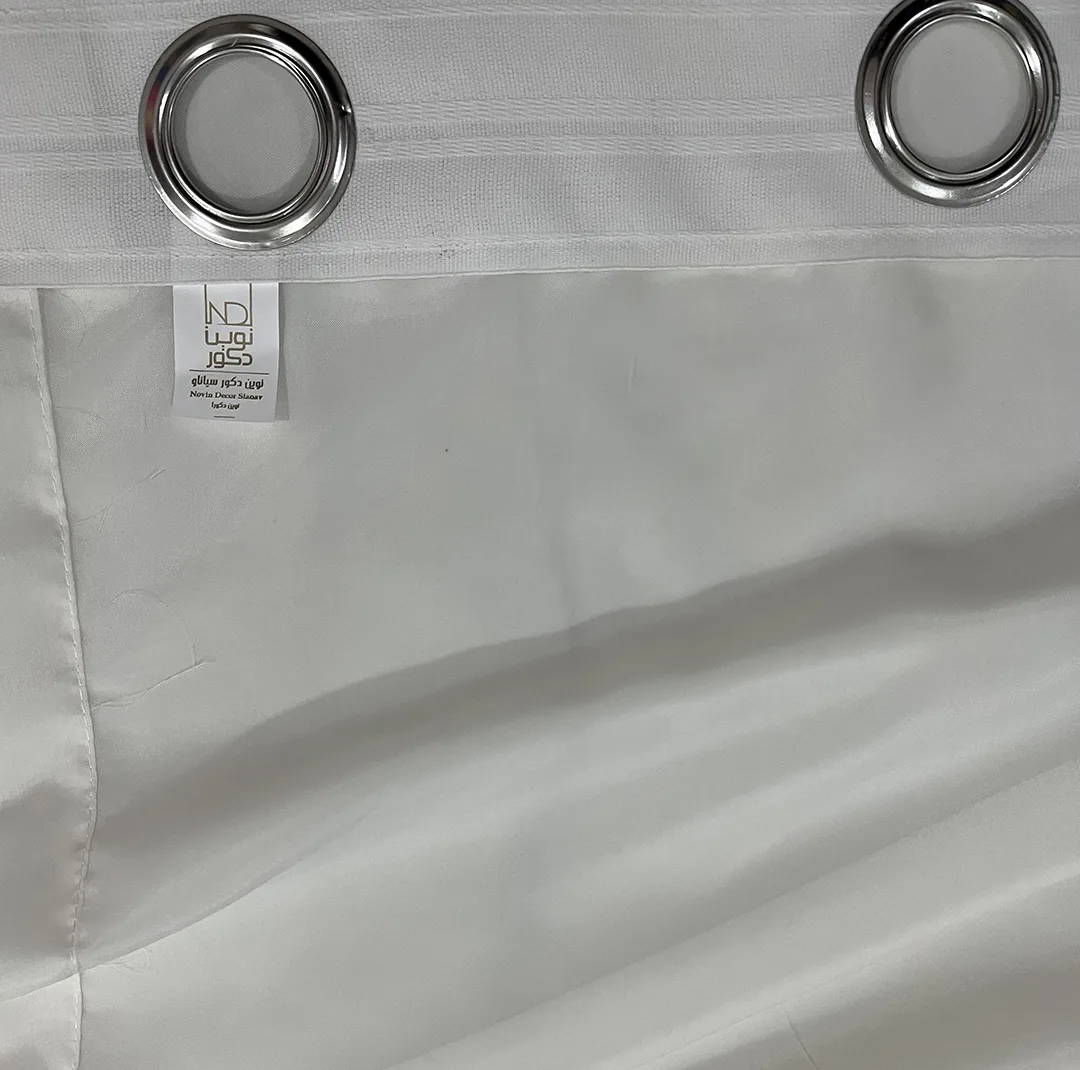 پرده نوین دکور سیاناو مدل حریر کد pb105 سایز 280x140 سانتیمتر