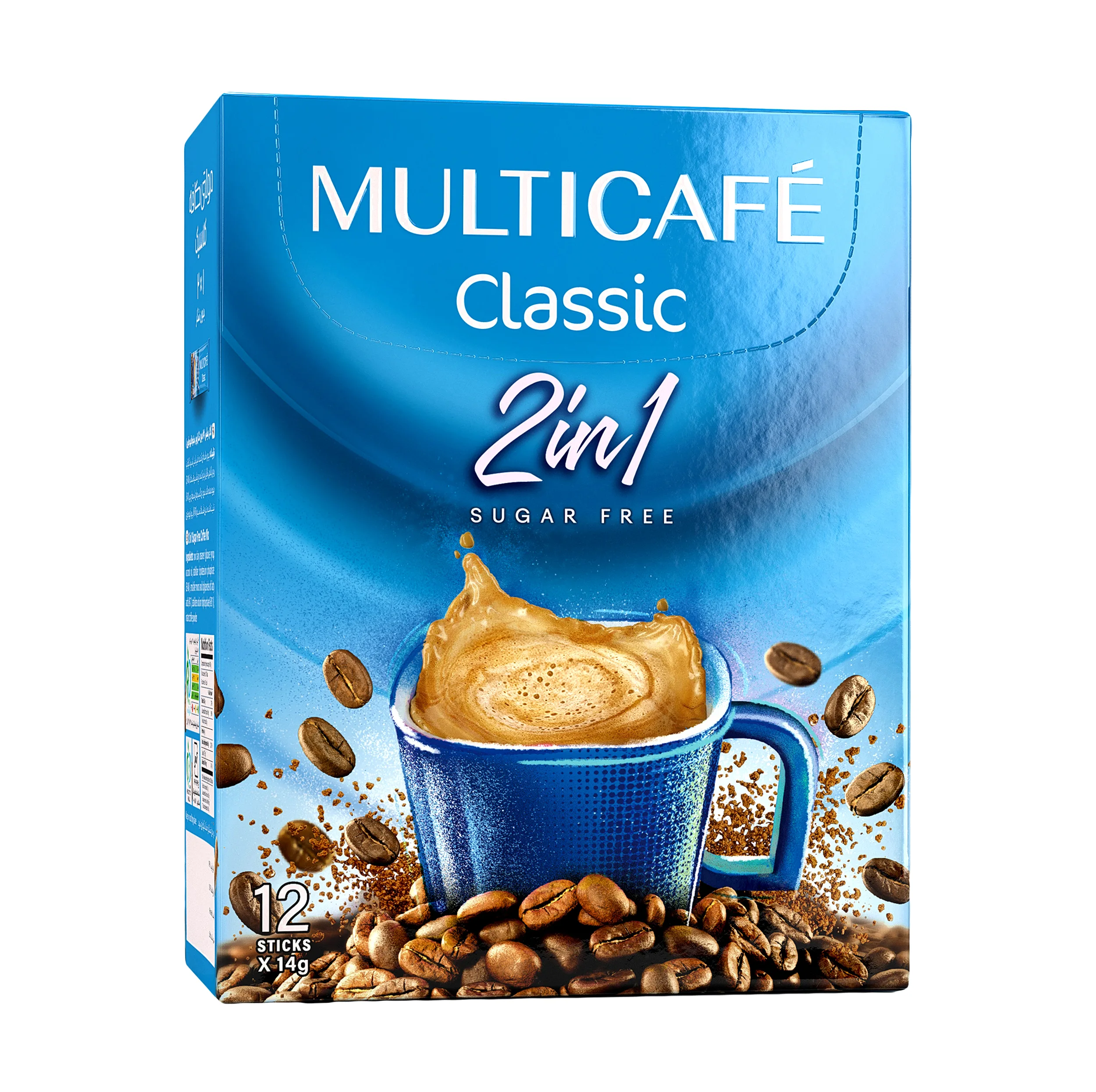 کافی میکس 2 × 1 مولتی کافه دو بسته 12 عددی