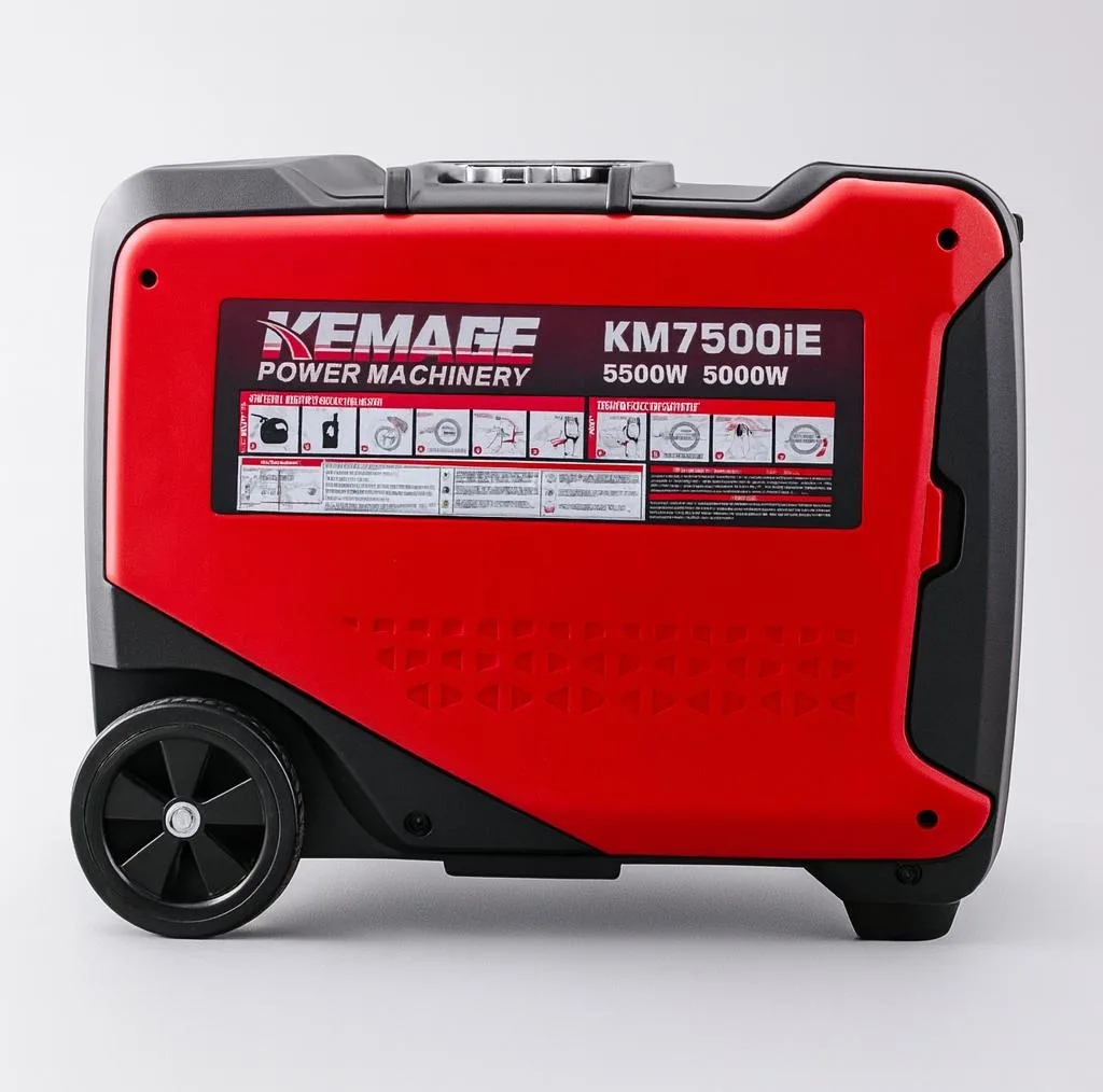 موتور برق گازسوز 9 اسب بخار کماجی مدل km7500ie -k5