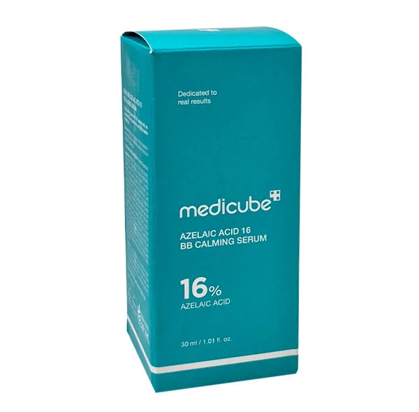 سرم تغذیهکننده و ضد جوش پوست مدیکیوب مدل BB CALMING 16% مناسب برای انواع پوست حجم 30 میلیلیتر