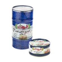 کنسرو ماهی تون در روغن گیاهی طبیعت – 180 گرم بسته 4 عددی