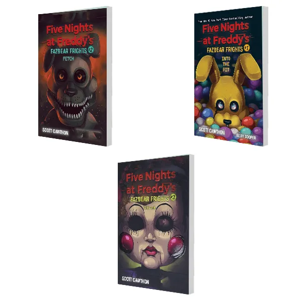کتاب Five Nights at Freddys Fazbear اثر Scott Cawthon انتشارات آینده کتاب 3 جلدی