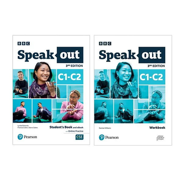 کتاب Speakout C1 - C2 3rd Edition اثر جمعی از نویسندگان انتشارات Pearson دو جلدی