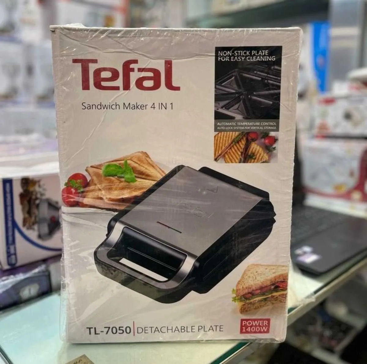 ساندویچ‌ساز چهار خانه تیفال مدل NEW