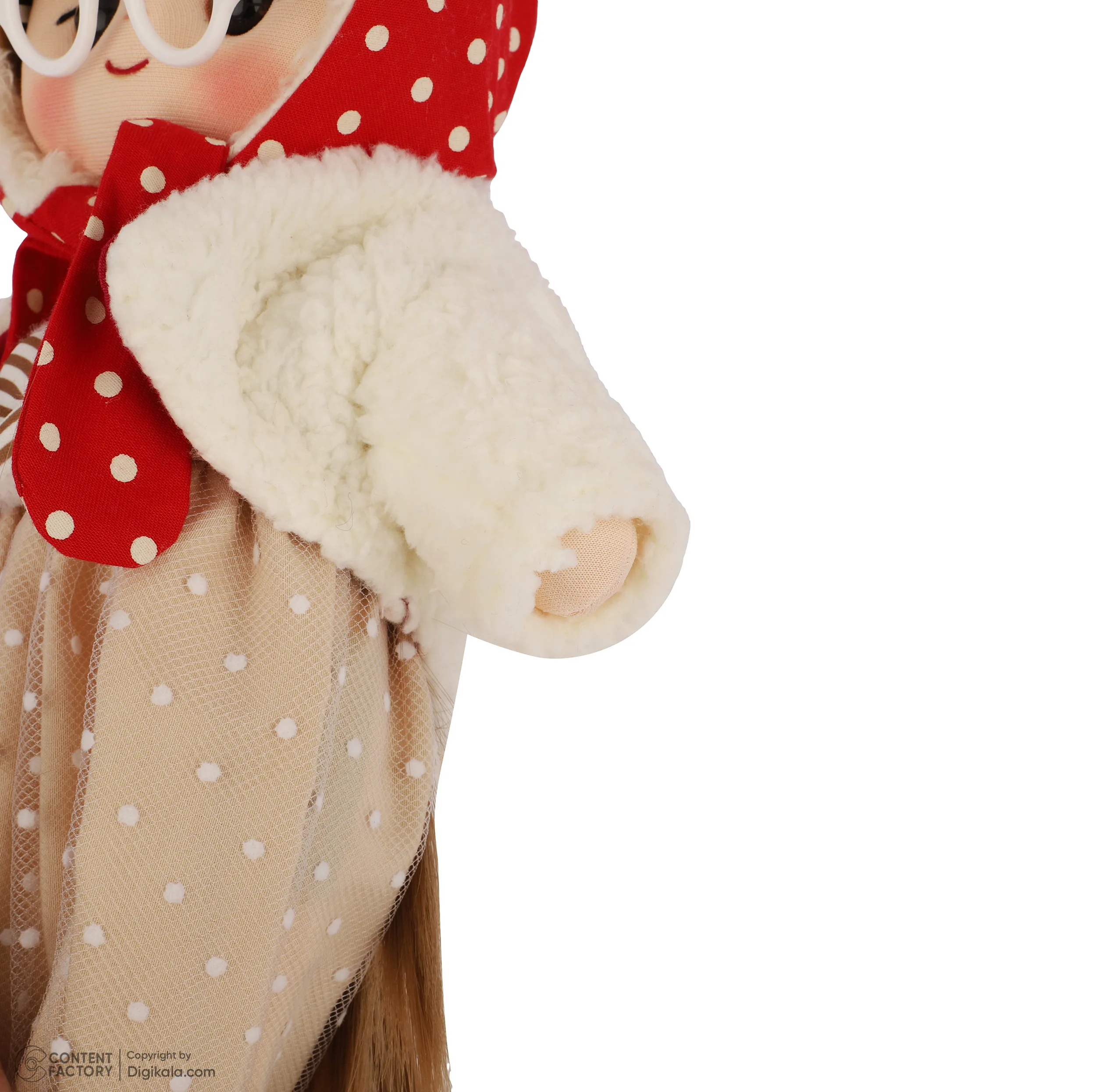 عروسک پارچه ای مدل آلیس ارتفاع 33 سانتی متر مجموعه 19 عددی