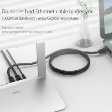 کابل شبکه CAT6 اوریکو مدل PUG-C6 طول 3 متر