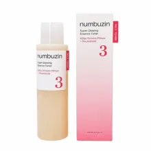 تونر اسنس روشن کننده نامبوزین شماره 3 NUMBUZIN No.3 Super Glowing Essence Toner مناسب انواع پوست باحجم 200 میلی لیتر