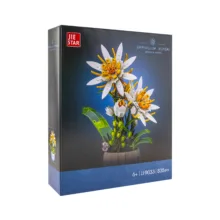 ساختنی 835 تکه ژی استار مدل گل اپیفیلوم بونسای کد jj-9033