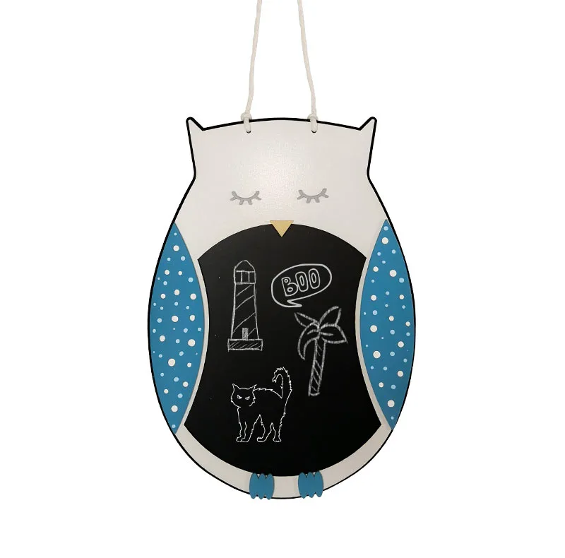 تخته سیاه طرح جغد مدل MKids50B سایز 28×40 سانتی متر