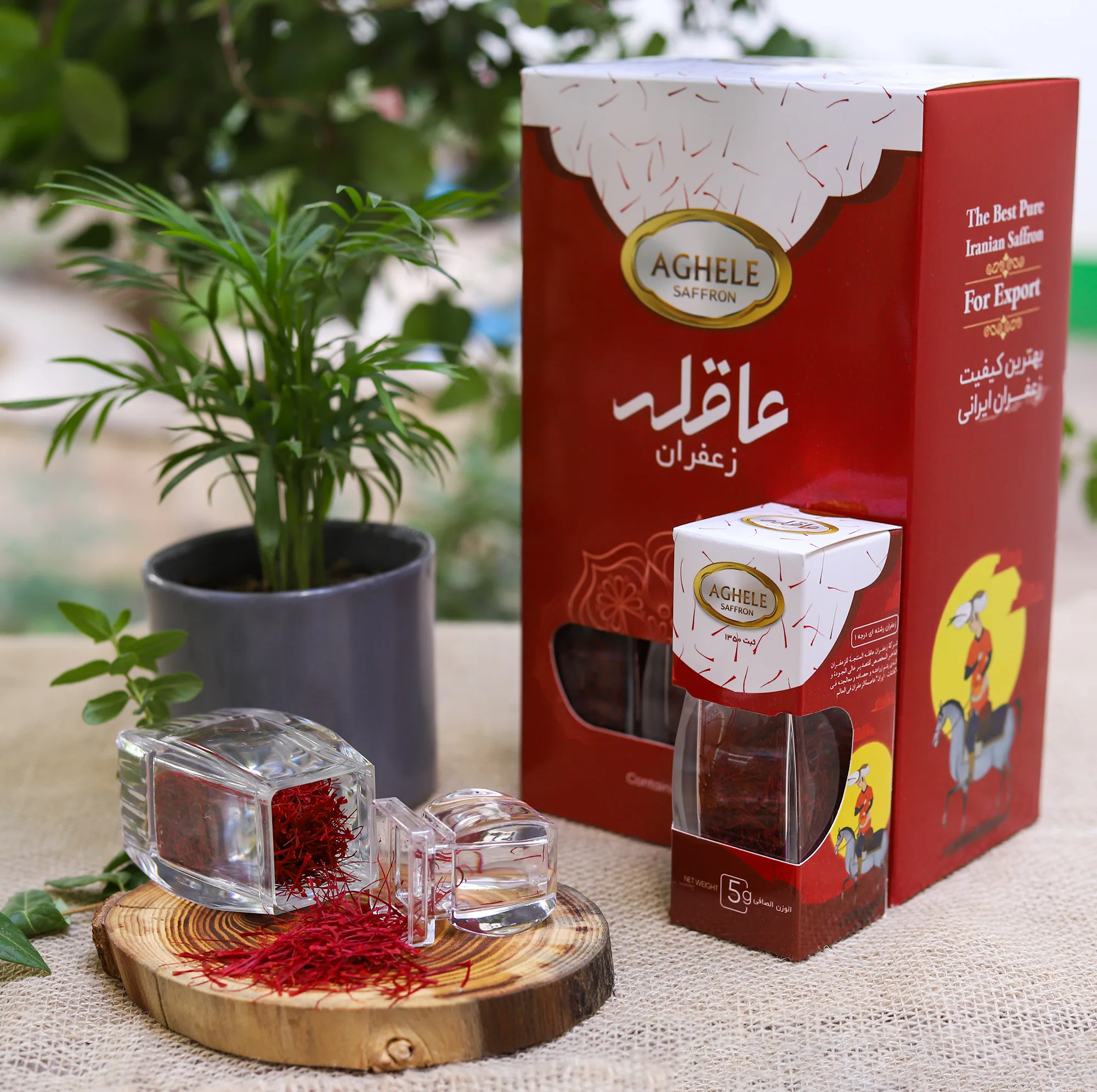 زعفران آذین عاقله - 3 گرم بسته 12 عددی