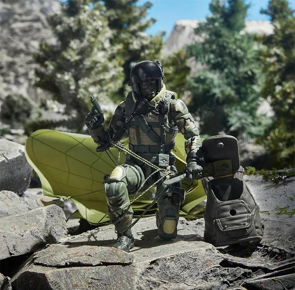 اکشن فیگور طرح خلبانی مدل Snake Eyes ارتفاع 22 سانتی‌متر