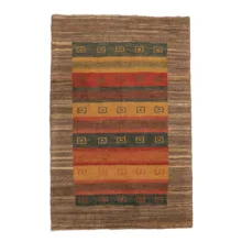 گبه دستباف یک متری طرح مدرن کد 4040432
