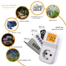 پریز کنترلی رفیع الکتریک مدل 2-PR101