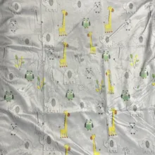 پتو نوزادی مدل Elephant And Giraffe -2024 سایز 80×80 سانتی متر