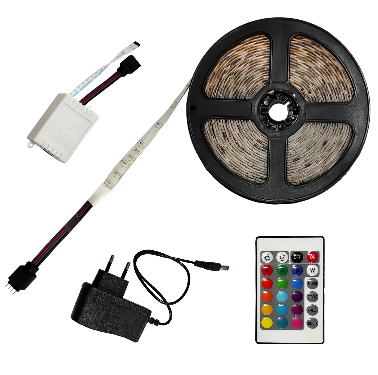 ریسه ال ای دی مدل SMD-5m به همراه ریموت کنترل