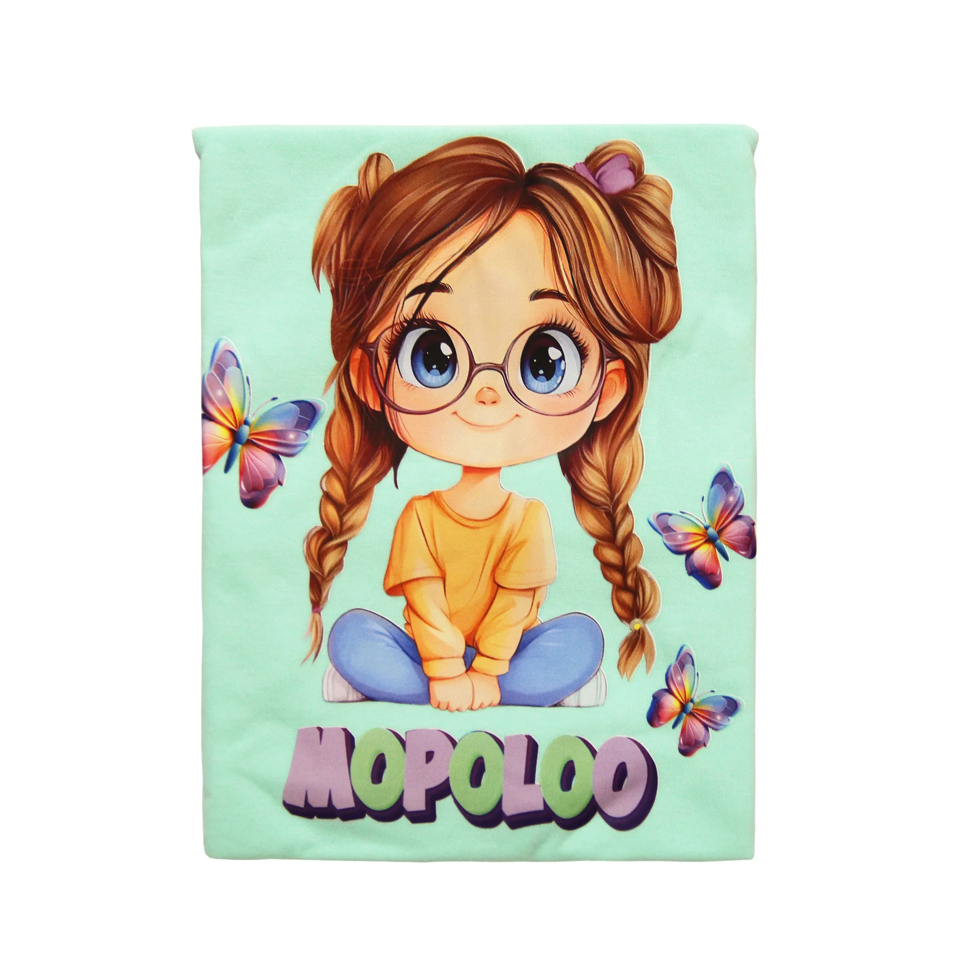 ست تاپ و شورت راحتی دخترانه موپولو کد R1