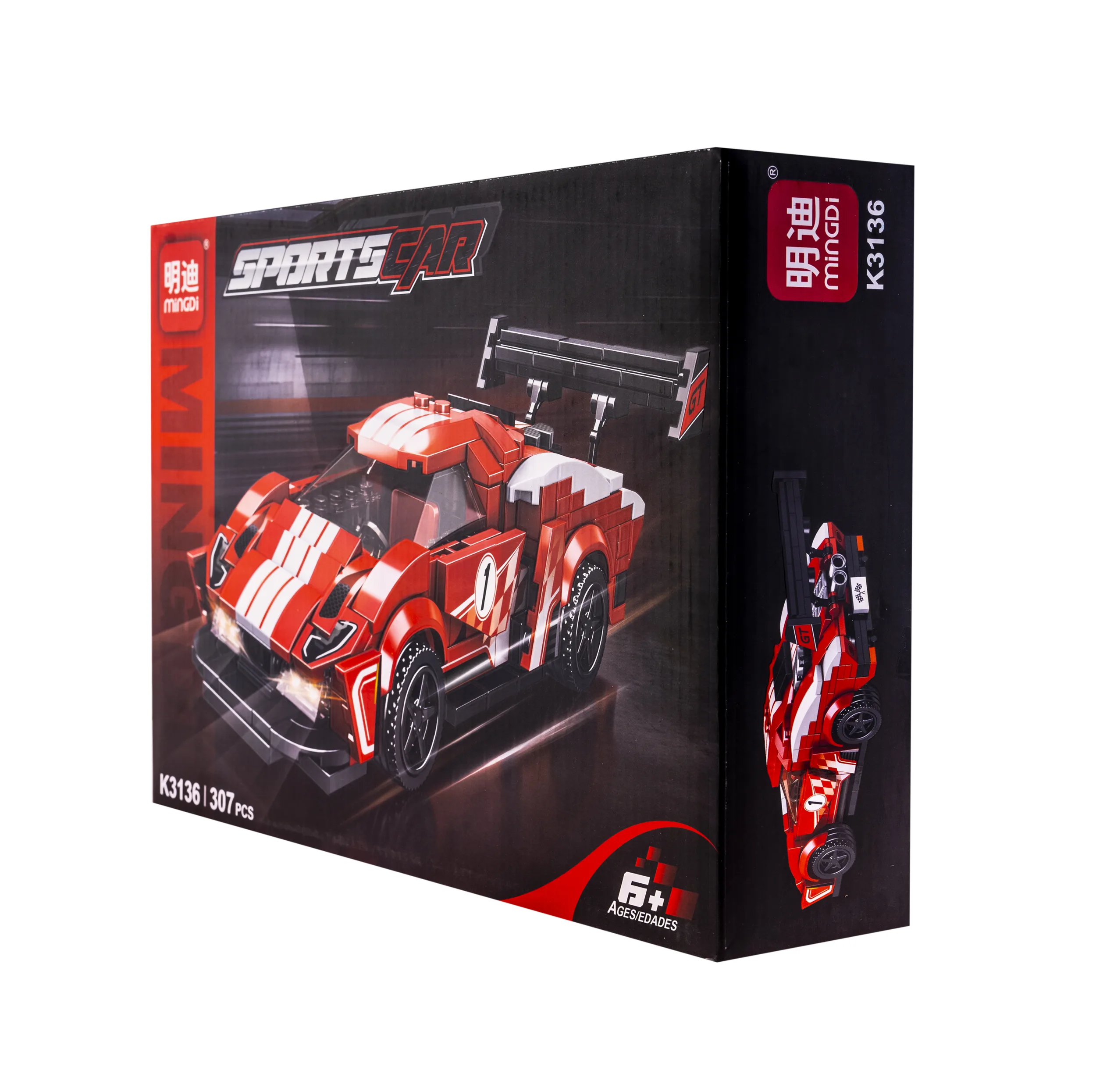 ساختنی 307 تکه میندی مدل GT SPORT CAR-K3136