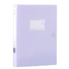 پوشه دکمه‌دار مدل File Case macaron سایز A4