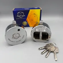 قفل کتابی آیپان مدل پشت بسته سایز 8×8×4 سانتی‌متر به همراه چهار کلید
