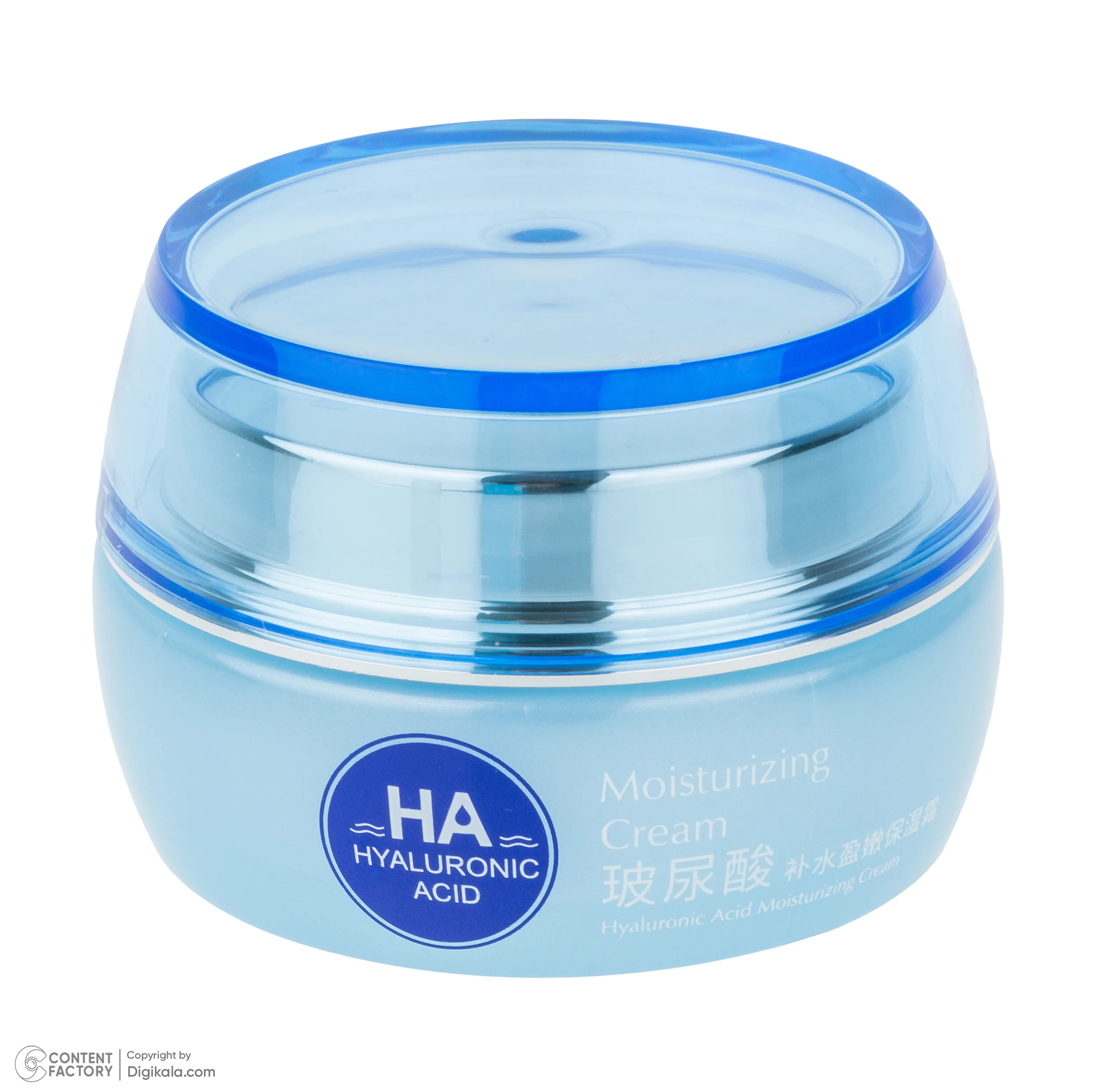 کرم مرطوب کننده دست و صورت بی آکوا مدل Hyaluronic Acid مناسب برای انواع پوست وزن 50 گرم