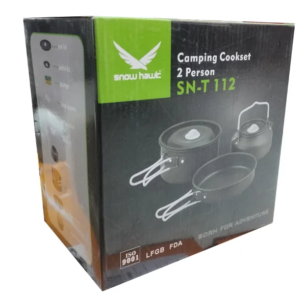 مجموعه ظروف 2 نفره کمپینگ اسنوهاوک مدل SN-T112