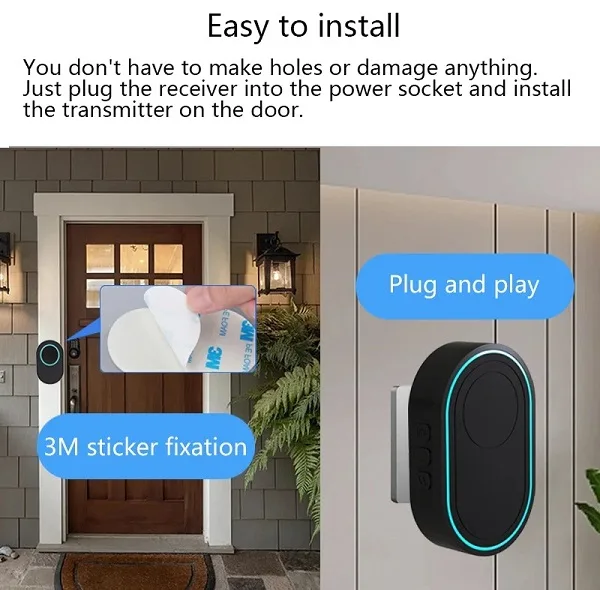 زنگ بی سیم هوشمند درب مدل Smart a 11