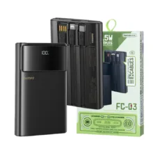 پاوربانک 22,5 وات ریمکس مدل FC-03 ظرفیت 10000 میلی‌آمپرساعت