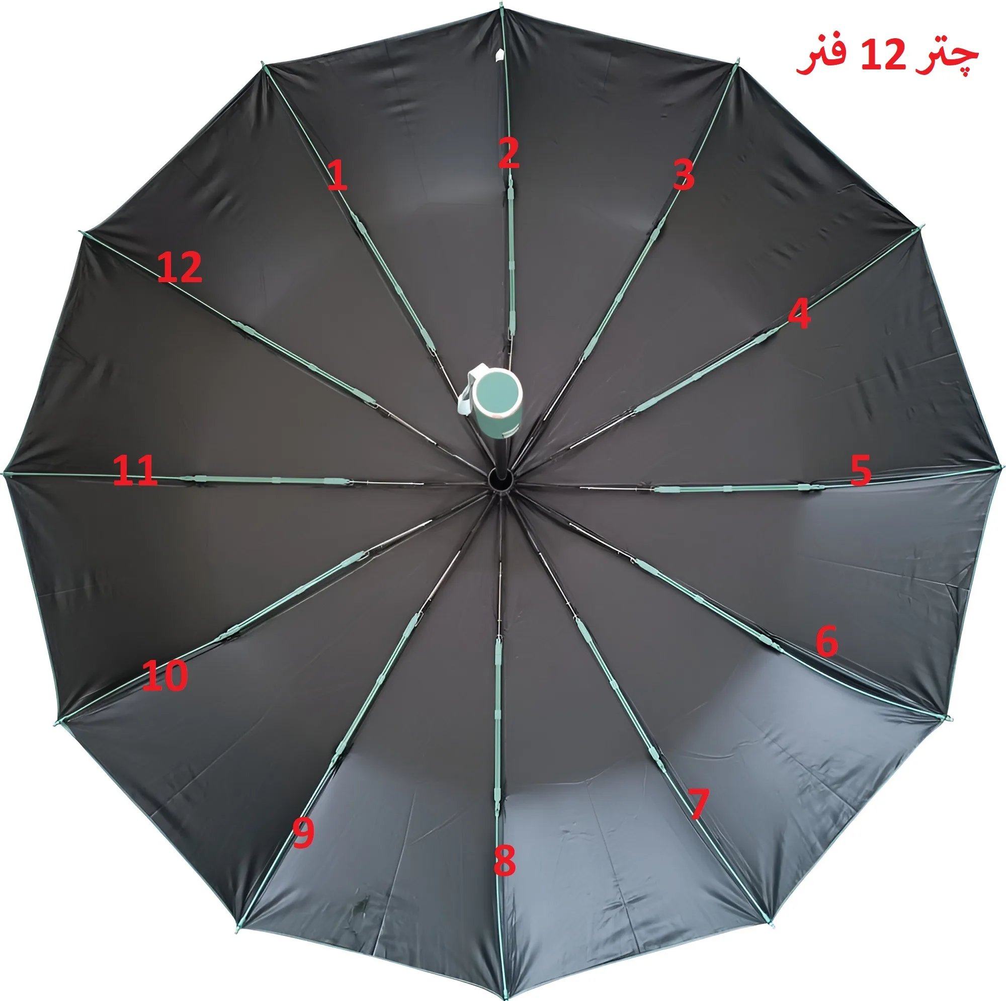چتر 12 پره مدل سینک دوبل وان قطر 116 سانتیمتر