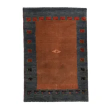 گبه دستباف یک متری طرح قشقایی کد 4040427