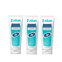 کرم ترمیمکننده بدن زیتن مدل زینک پلاس مناسب برای انواع پوست حجم 100 میلیلیتر بسته 3 عددی