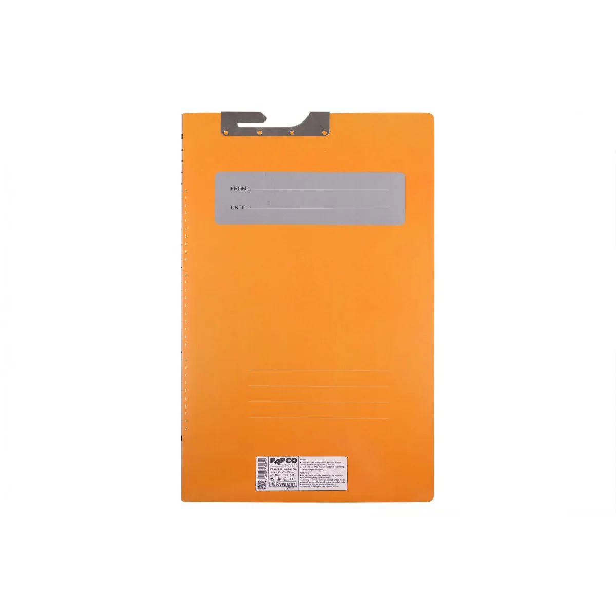 پوشه پاپکو مدل FC-125-PP سایز FC بسته 24 عددی