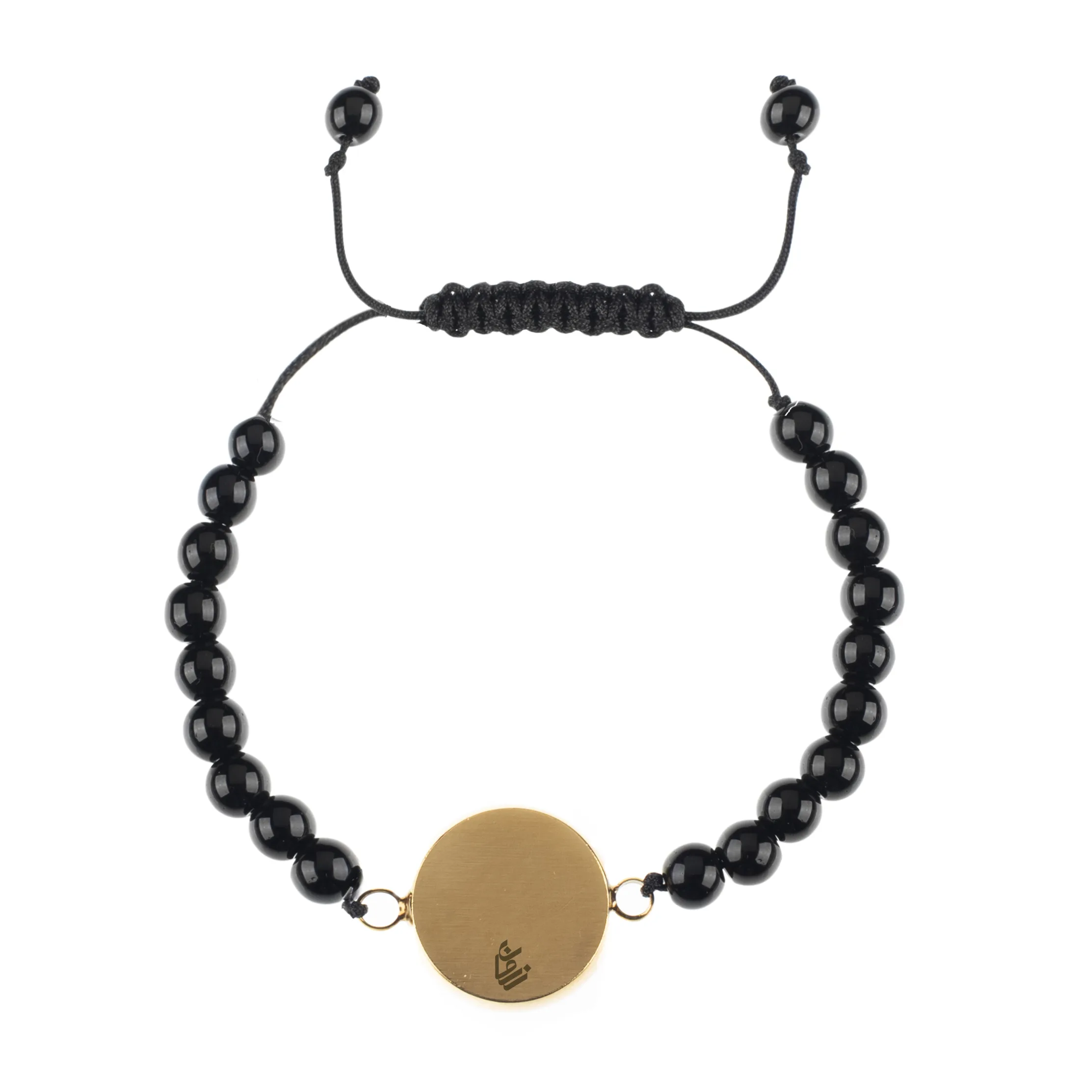 دستبند سنگی زنانه زرمان مدل نماد ماه اسفند کد CBM-O-B012