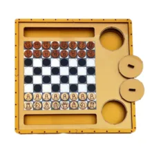بازی فکری منچ و شطرنج مدل 4_33