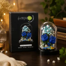 ساختنی 270 تکه مدل باغ گل رز کبالتی کد 7235