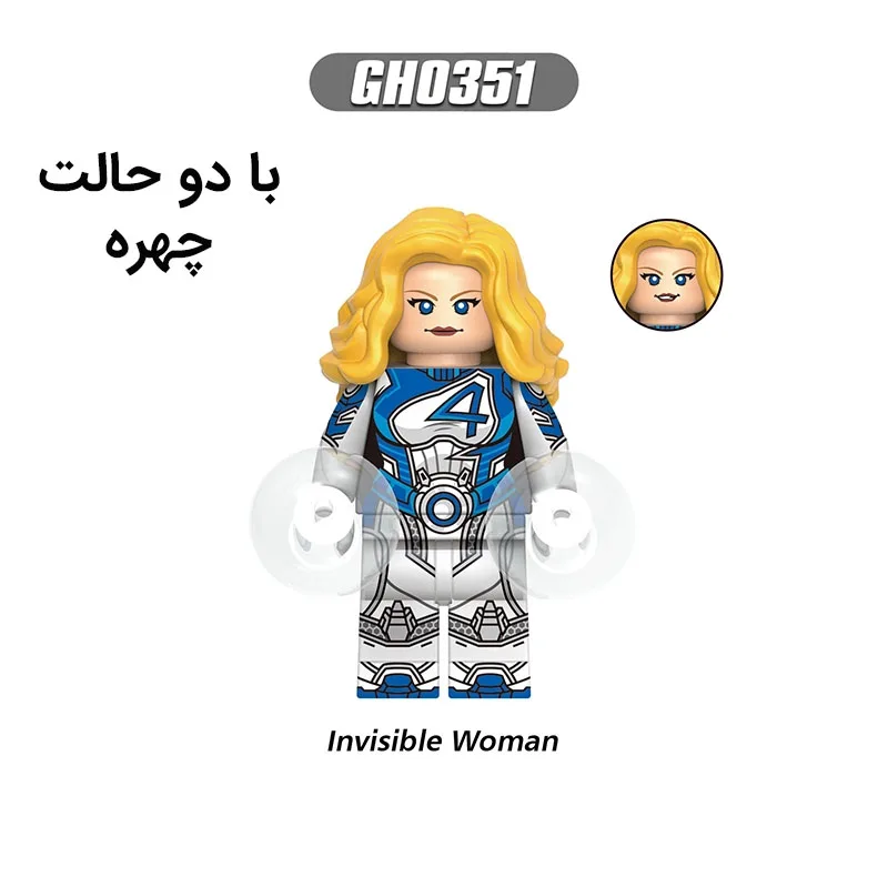 فیگور طرح زن شگفت انگیز مدل 4 شگفت انگیز طرح قهرمانان کد 20 ارتفاع 5 سانتی‌متر مجموعه 5 عددی