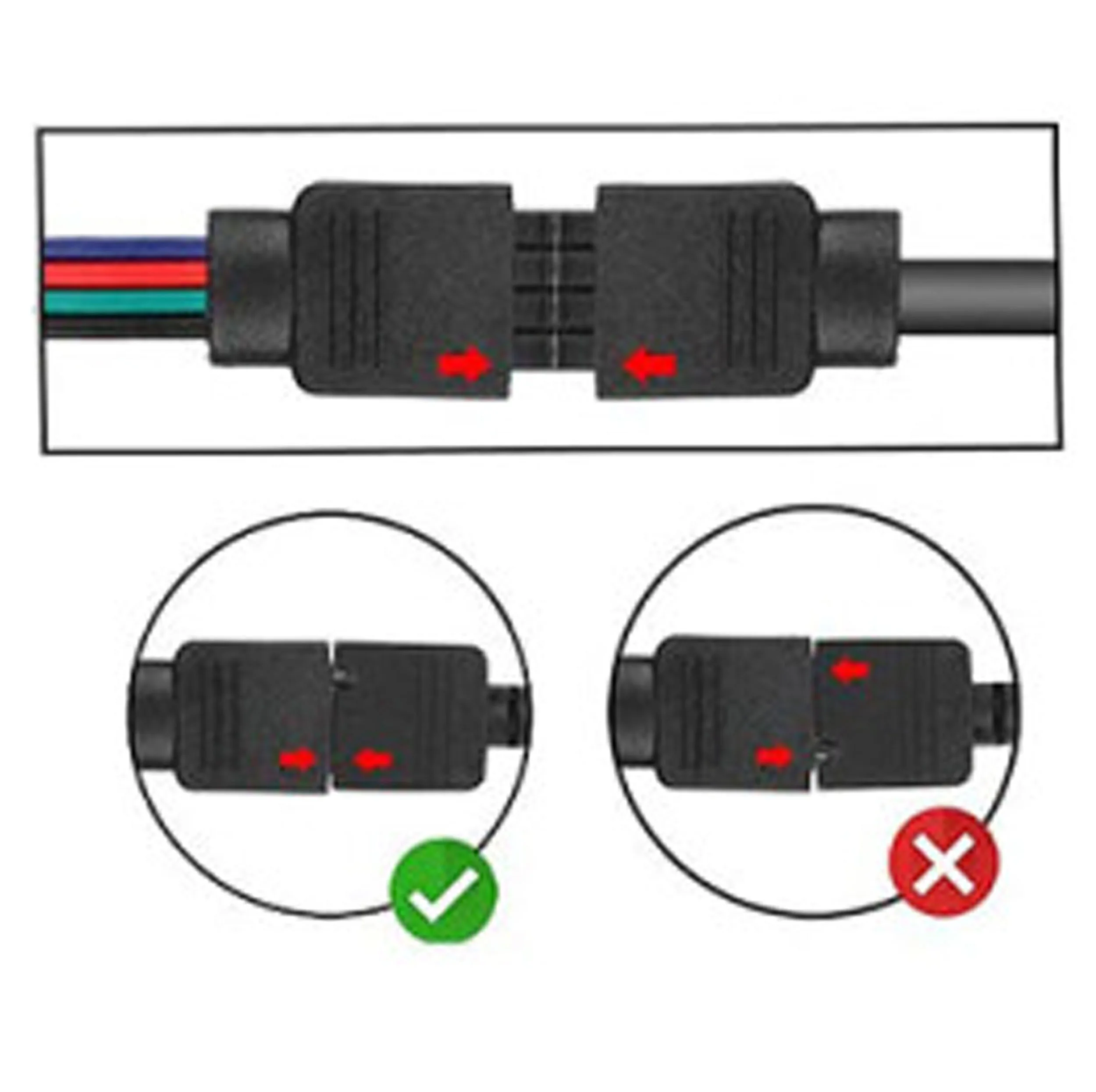 ریسه ال ای دی مدل RGB-remote طول 5 متر