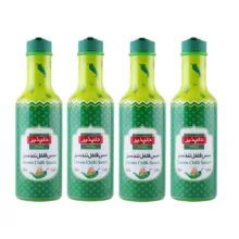 سس فلفل تند سبز دلپذیر - 500 گرم بسته 4 عددی