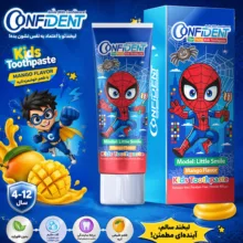 خمیردندان کودک کانفیدنت مدل Too-B012 حجم 70 میلیلیتر مجموعه 12 عددی