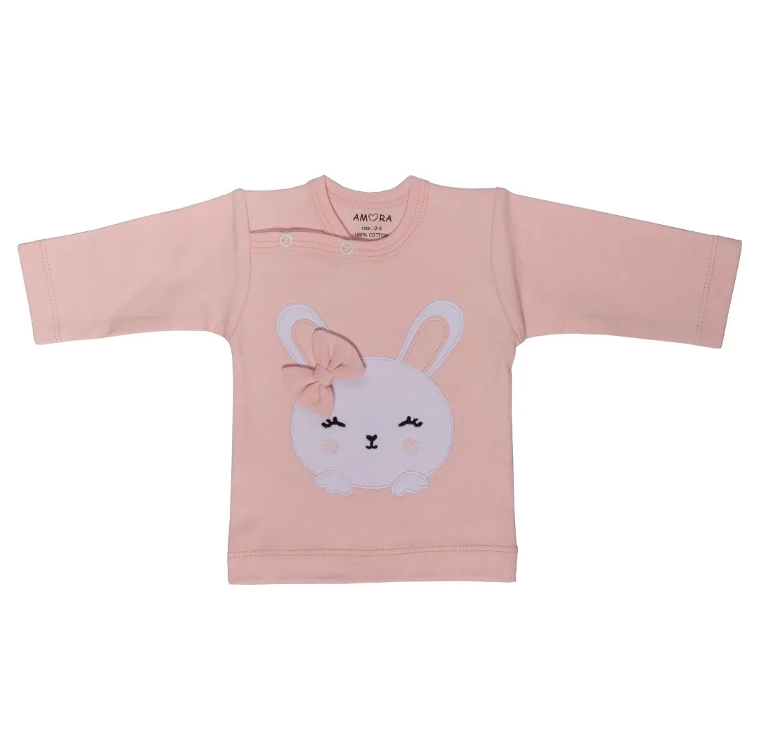 ست بلوز و شلوار نوزادی آمورا مدل Bunny