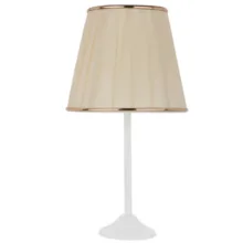 آباژور رومیزی نورهام مدل NHM-WHITESILVERY-15